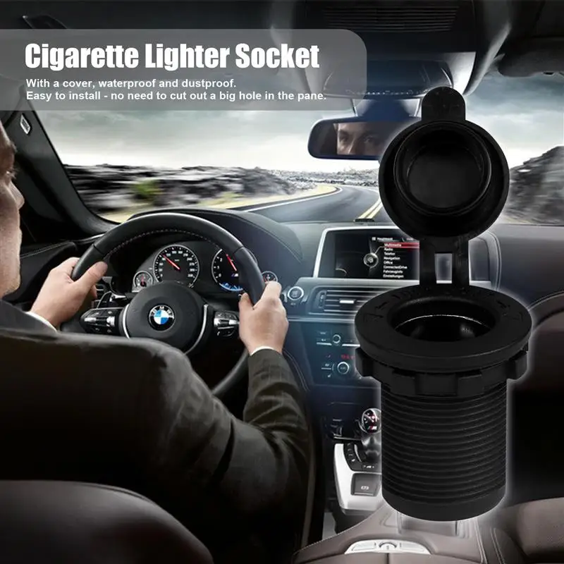 Штепсельная Вилка AOZBZ для автомобильного прикуривателя мотоцикла 12 В