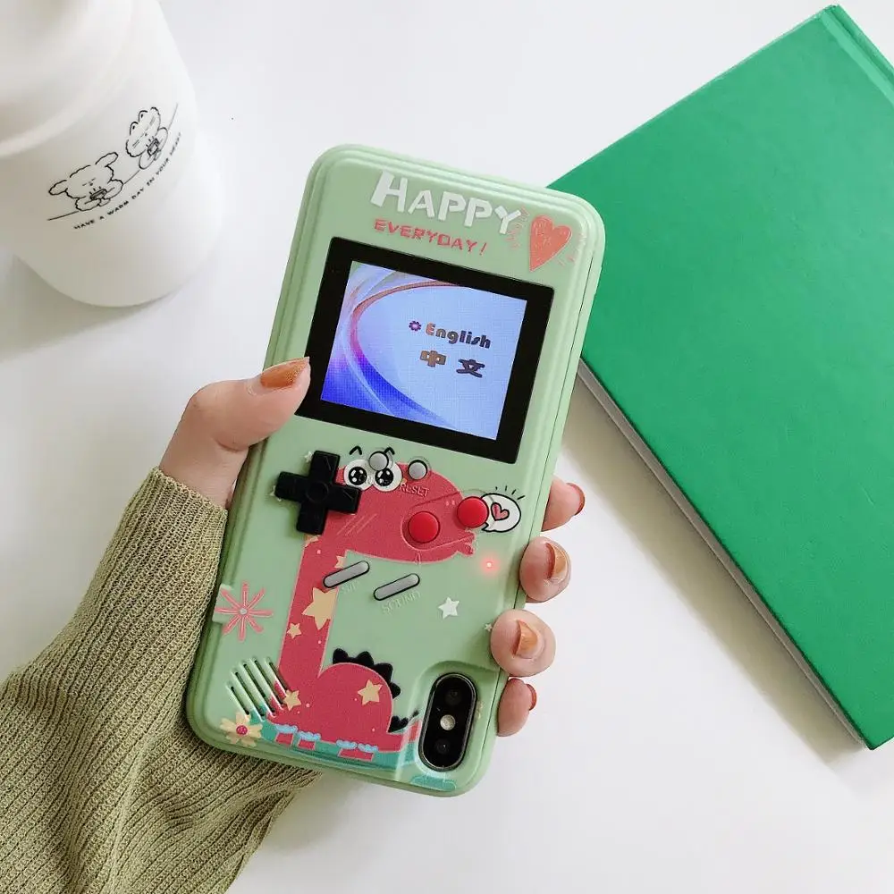 Классический игровой чехол для iPhone 11 Pro X XS Max XR 6S 6 7 8 Plus полноцветный дисплей