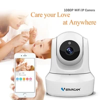vstarcam baby monitor 1080p ip camera wifi video surveillance security wireless cam with two way audio night vision c29s white