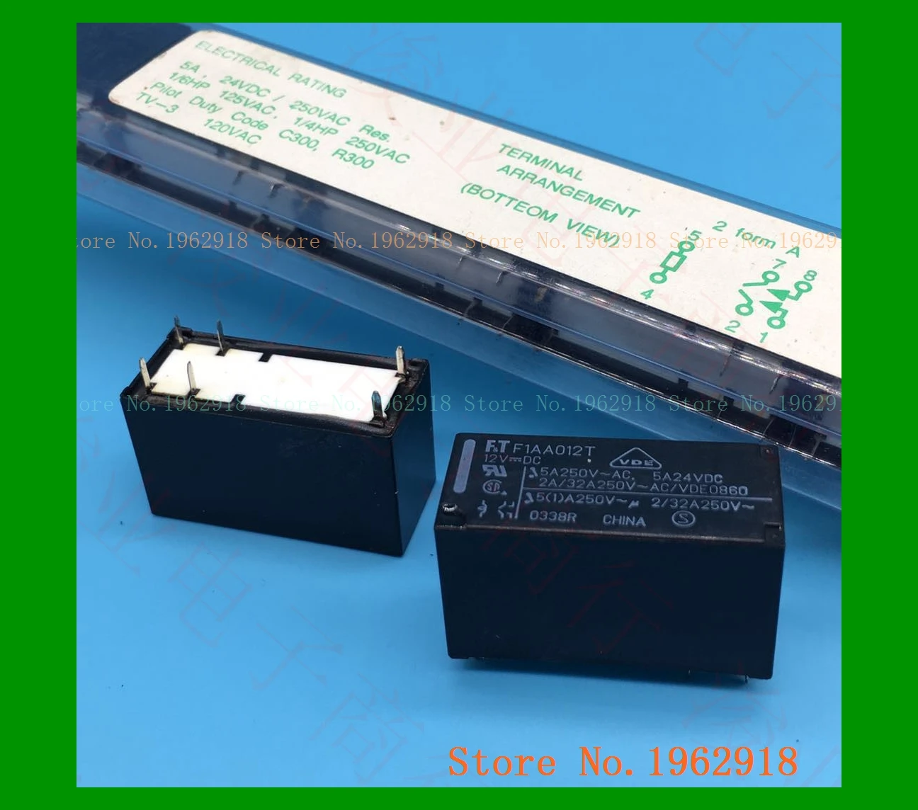 

F1AA012T 12VDC 5A/250VAC 6
