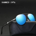 Мужские солнцезащитные очки для вождения Ban, классические брендовые дизайнерские поляризационные очки из алюминиево-магниевого сплава, 1976