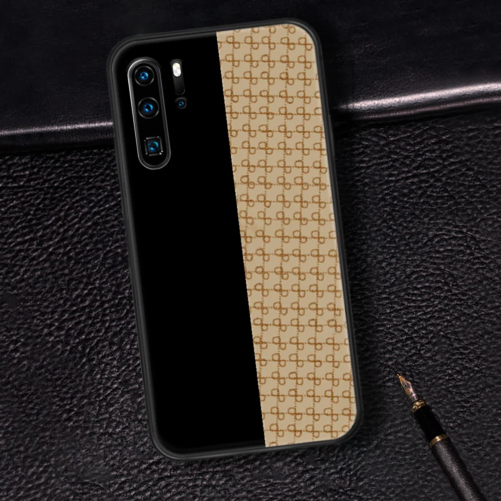 

Fashion Brand Doraemon Tiger Bee Phone Case For Huawei P Mate 10 20 30 40 Pro Lite Smart 2019 2021 black Coque Painting Shell 3D