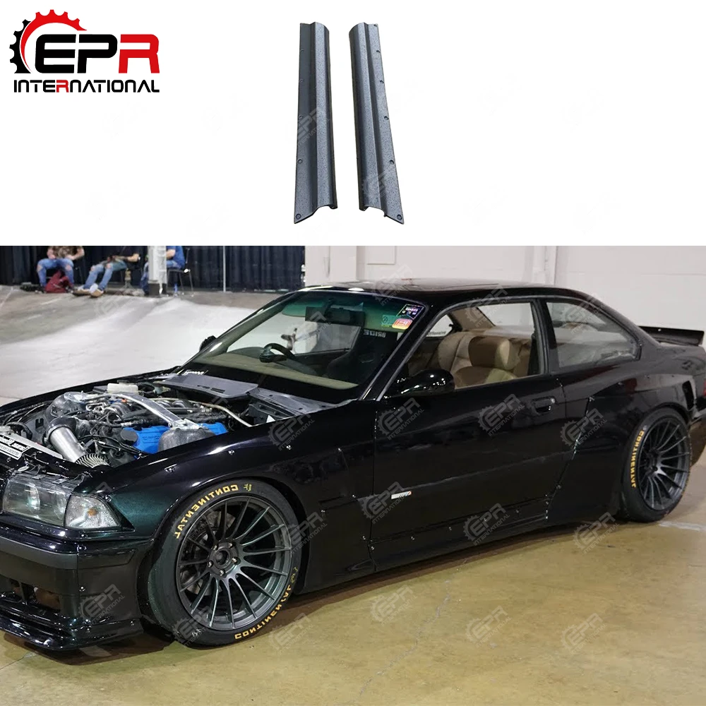 Боковая юбка из стекловолокна для BMW E36 Coupe 2Dr RB Style FRP удлинитель Addon комплект
