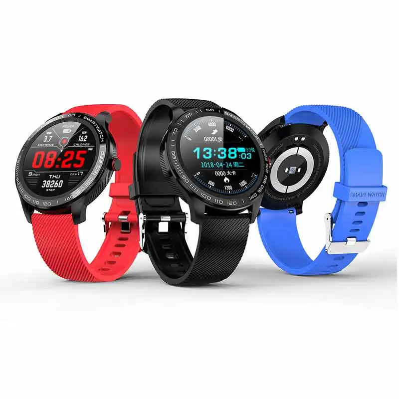 Смарт часы HITECH L9 ЭКГ пульсометр напоминание о звонках полностью сенсорные IP68