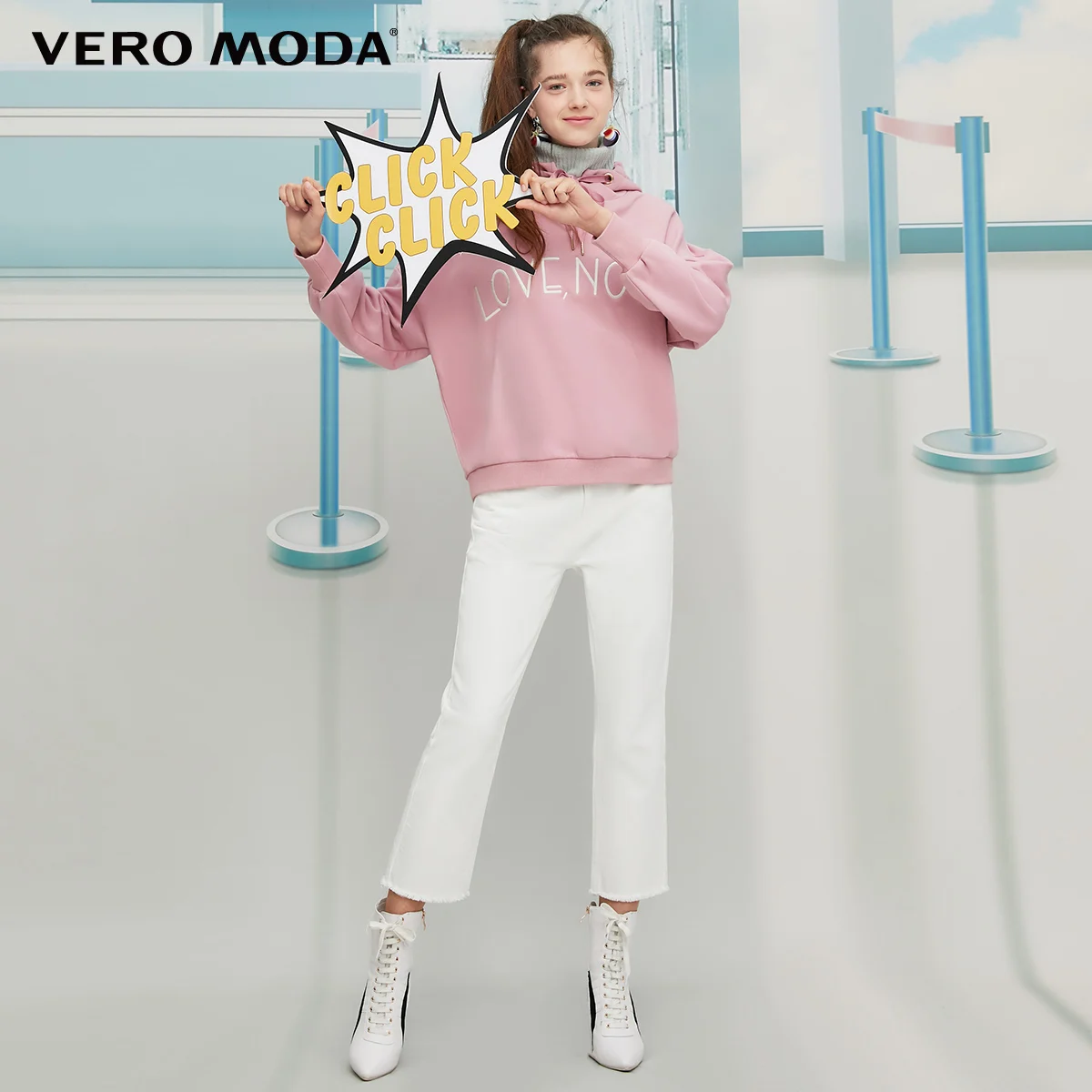 Vero Moda Новая Винтажная Женская толстовка с буквенным принтом | 319333518 одежда