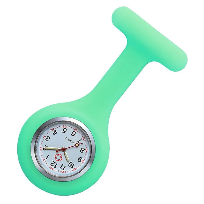 Модные силиконовые часы для медсестер Женский циферблат с цифровым дисплеем на