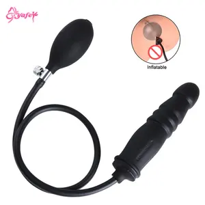 Надувной Силиконовый анальный расширитель, Большая надувная подушка, интимная игрушка для взрослых, массаж заднего двора без вибрации для женщинмужчингеев