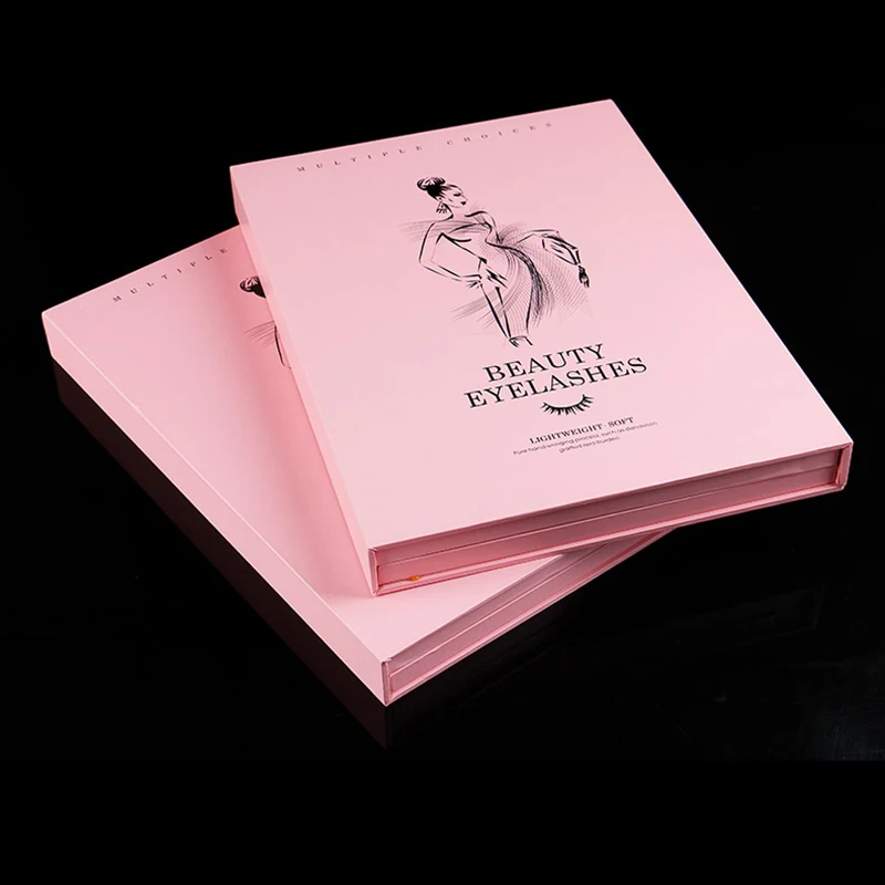 Дисплей для ложных ресниц книга макияжа глазных дисплей контейнер каталог