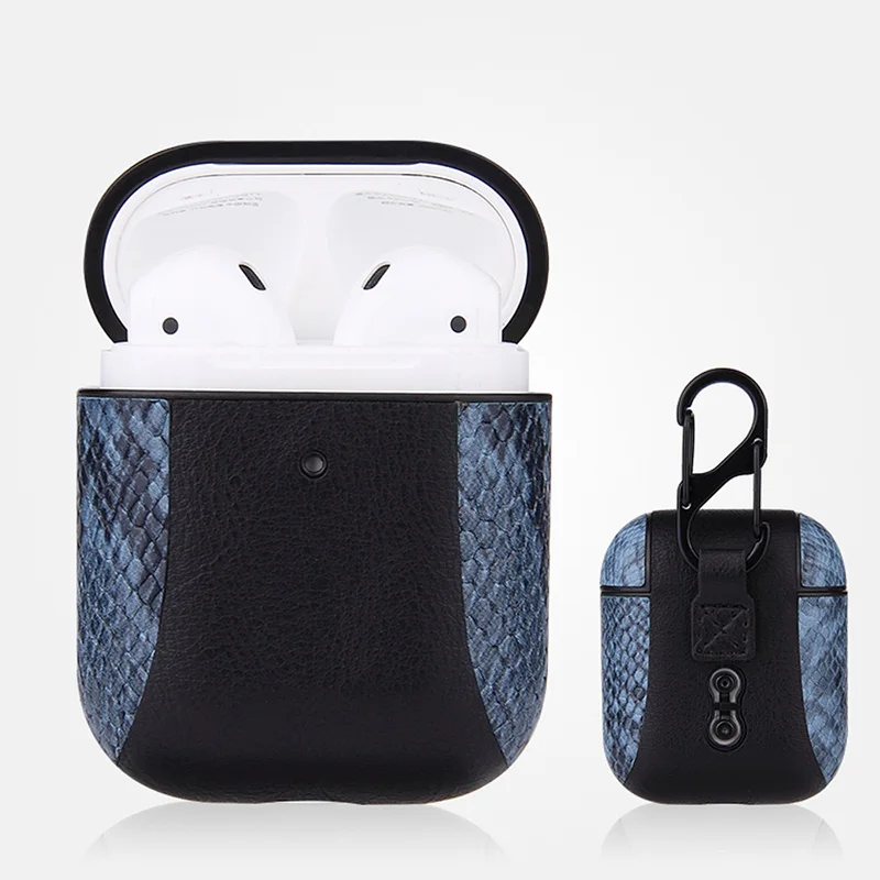 IKSNAIL Airpods Чехлы для Apple Airpod 1/2 кожаный ремешок с пуговицами чехол для наушников Наушники airpods кожаный чехол Аксессуары