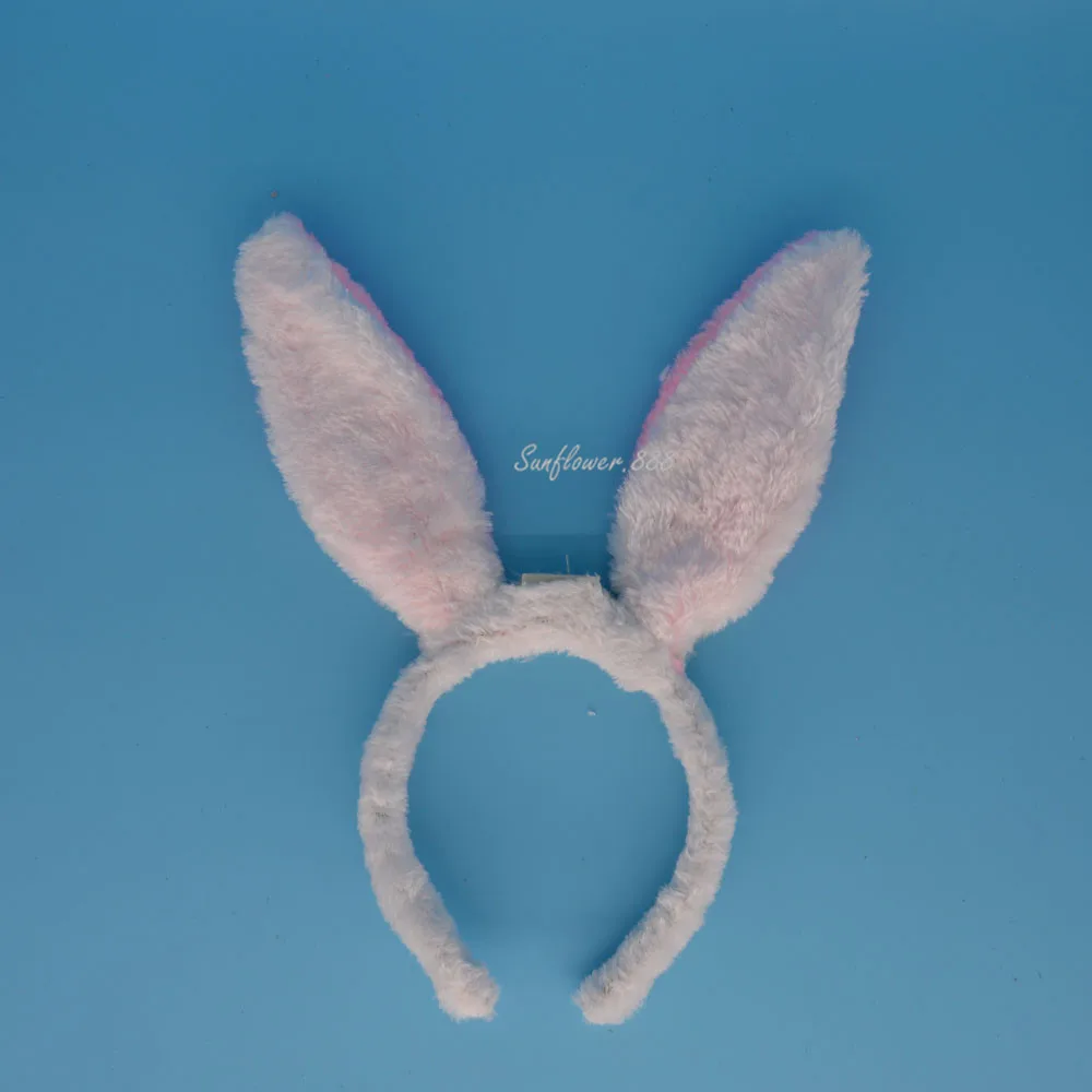 Women Girl Light Up Pink Bunny Ears Headband LED Flashing Easter Hairband Adults Children Party Hair Halloween Christmas|hair accessories|party hair
