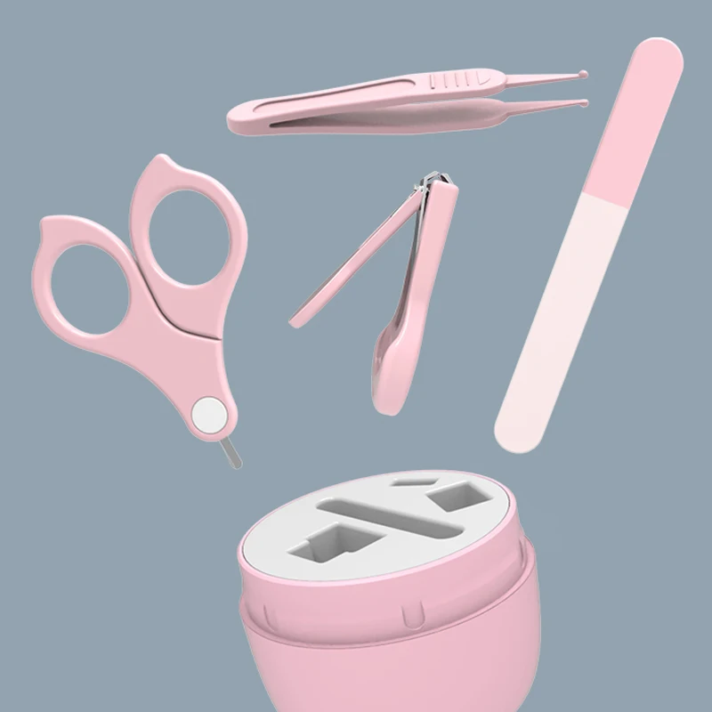 Безопасные кусачки для ногтей ухода за ребенком мультяшный детский триммер