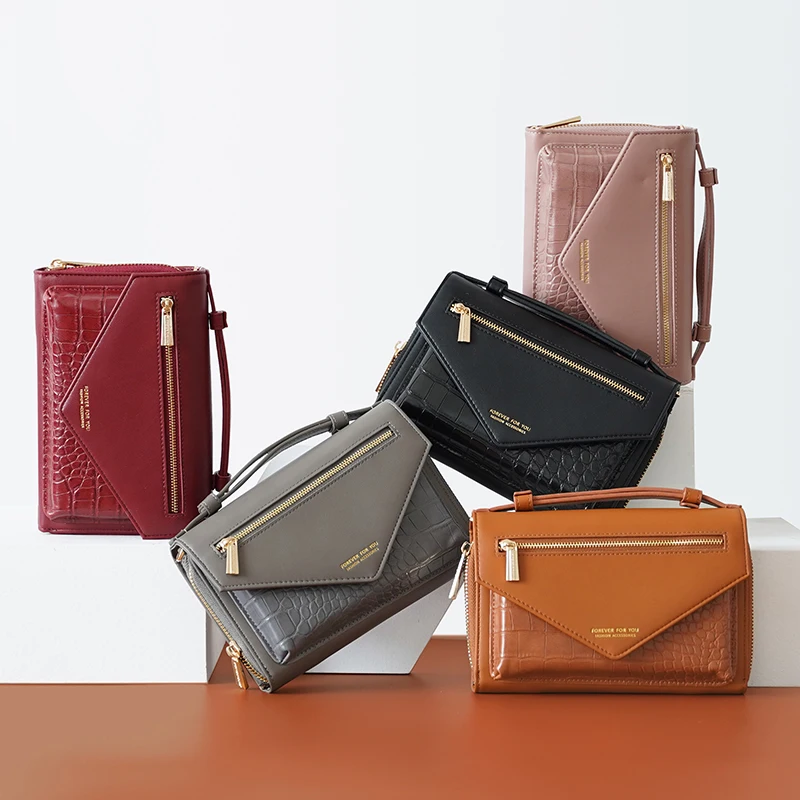 

2021 New Women Crossbody Bags Luxury PU Leather Female Shoulder Messenger Bag for Ladies Handbags Fashion Small Flap Clutch Bag