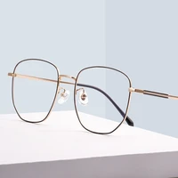 big glasses frame men women eyewear fashion optical pilot eyeglasses prescription eye wear titanium alloy