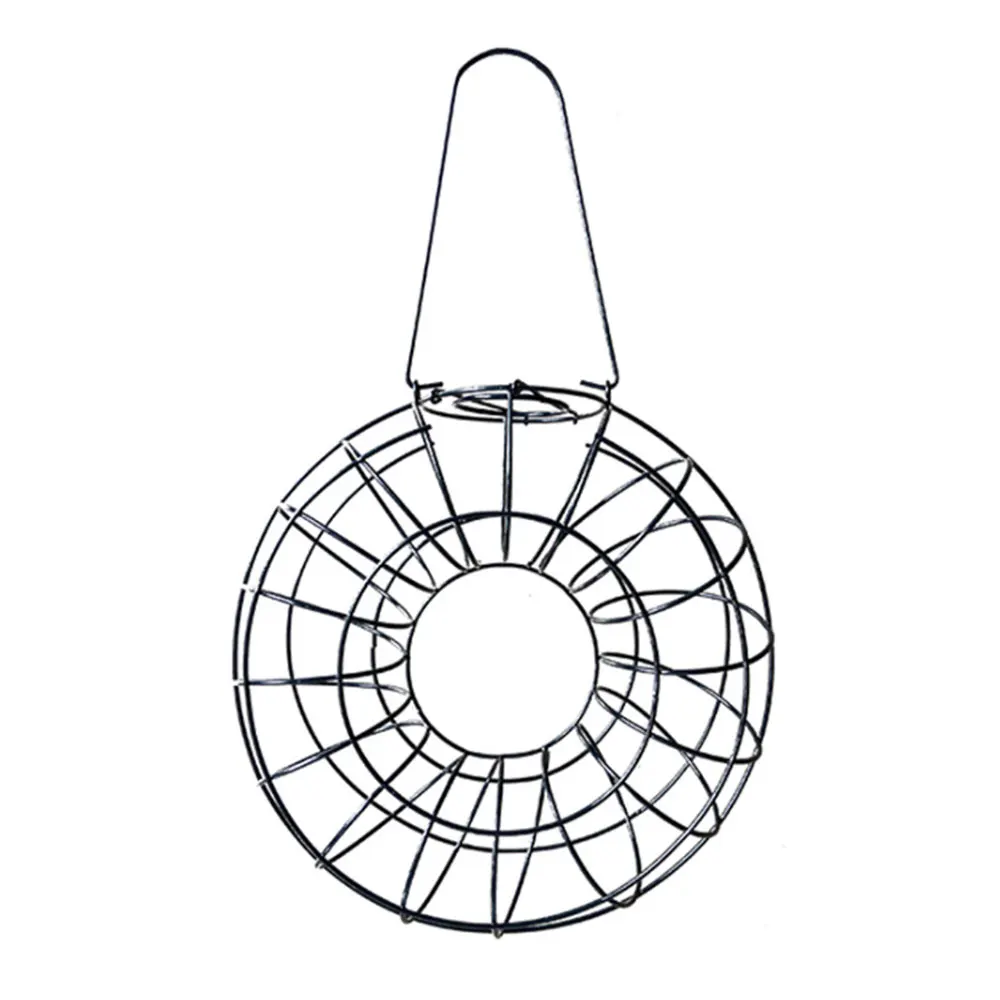 

Universal Bird Feeder Mesh Feeding Iron Wire Circle Squirrel Proof Outdoor Hanging Snack Dispenser Garden Pet Bird Supplies