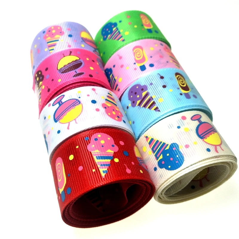 HL 1 &quot 25 мм 5 м/лот ленты мороженого свадебной Декоративная Подарочная упаковка DIY