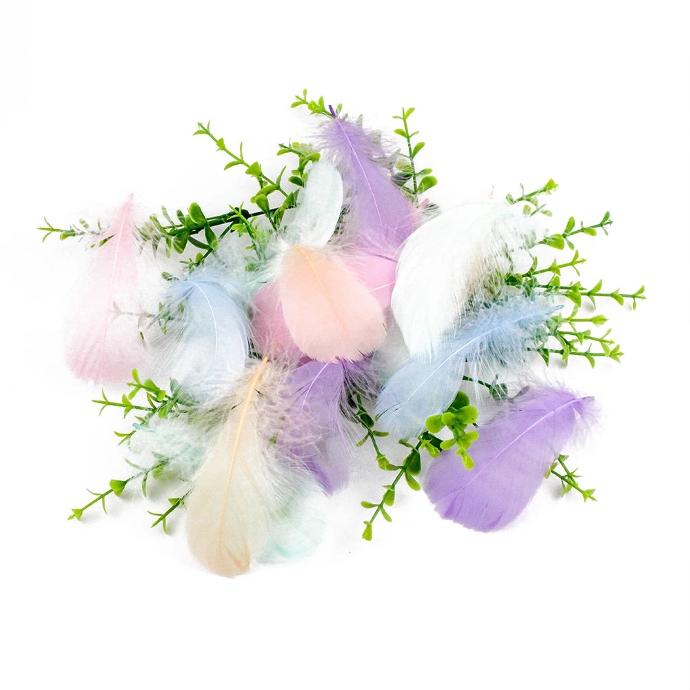 100 шт./упак. красочные перья страуса подарочная упаковка Материал коробка