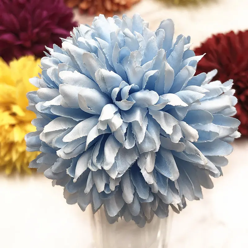 SMARIHAS 5 шт. искусственный цветок Гортензия Цветок голова Шелковый букет ручной