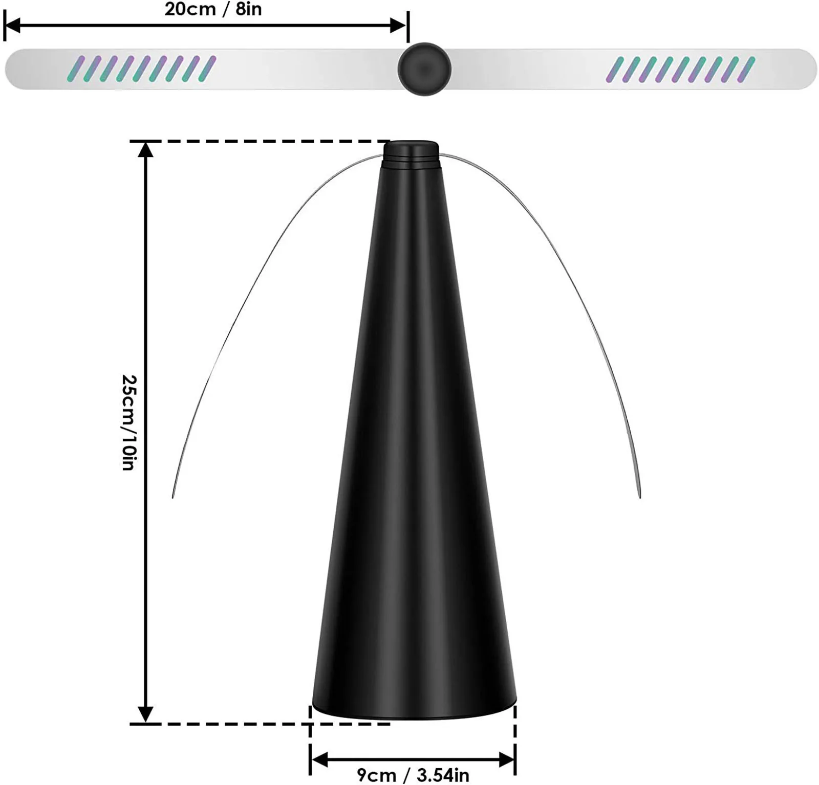 

Fly Repellent Fan Keep Flies Bugs Away From Food Outdoor Meal Picnic Protector Mosquito Trap Automatic Mosquitoes Insect Killies