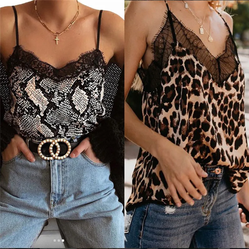 

Women Summer Printed Top Blouse Shirts Lady Casual Sleeveless Lace Blouses Blusas Femininas Women