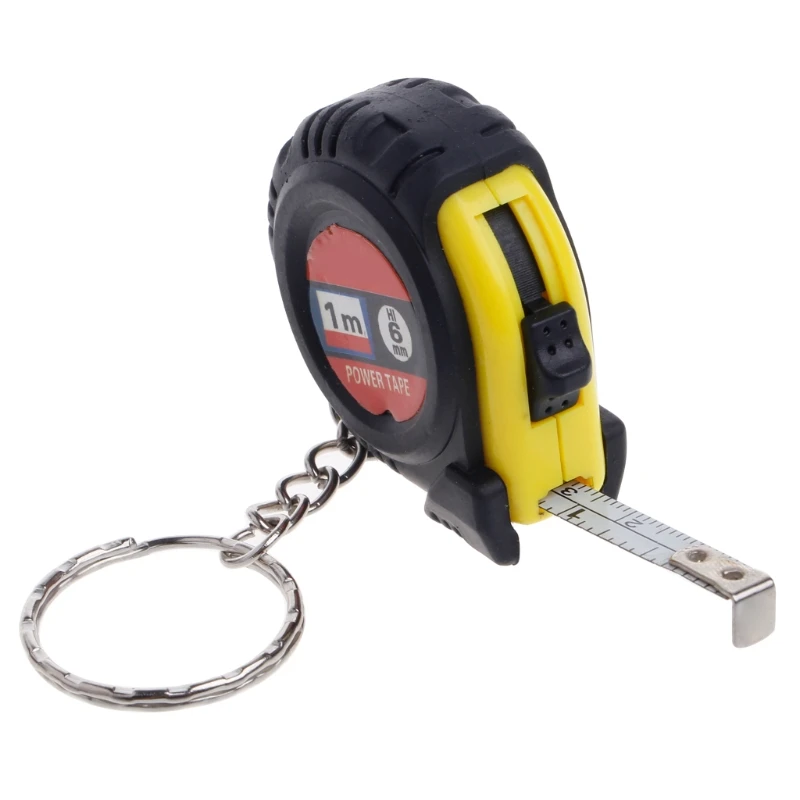 

Retractable Ruler Tape Measure Key Chain Mini Pocket Size Metric 1m 23GB