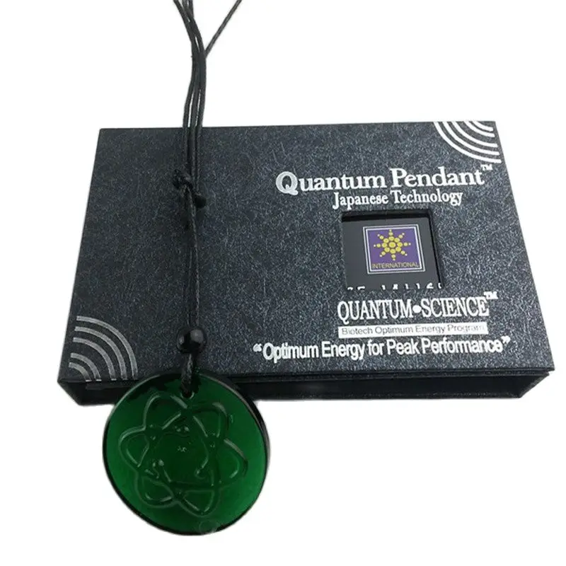 EBUTY 2000CC Цвет круглый анион стекло Quantum скалярной энергии кулон подвески ювелирные