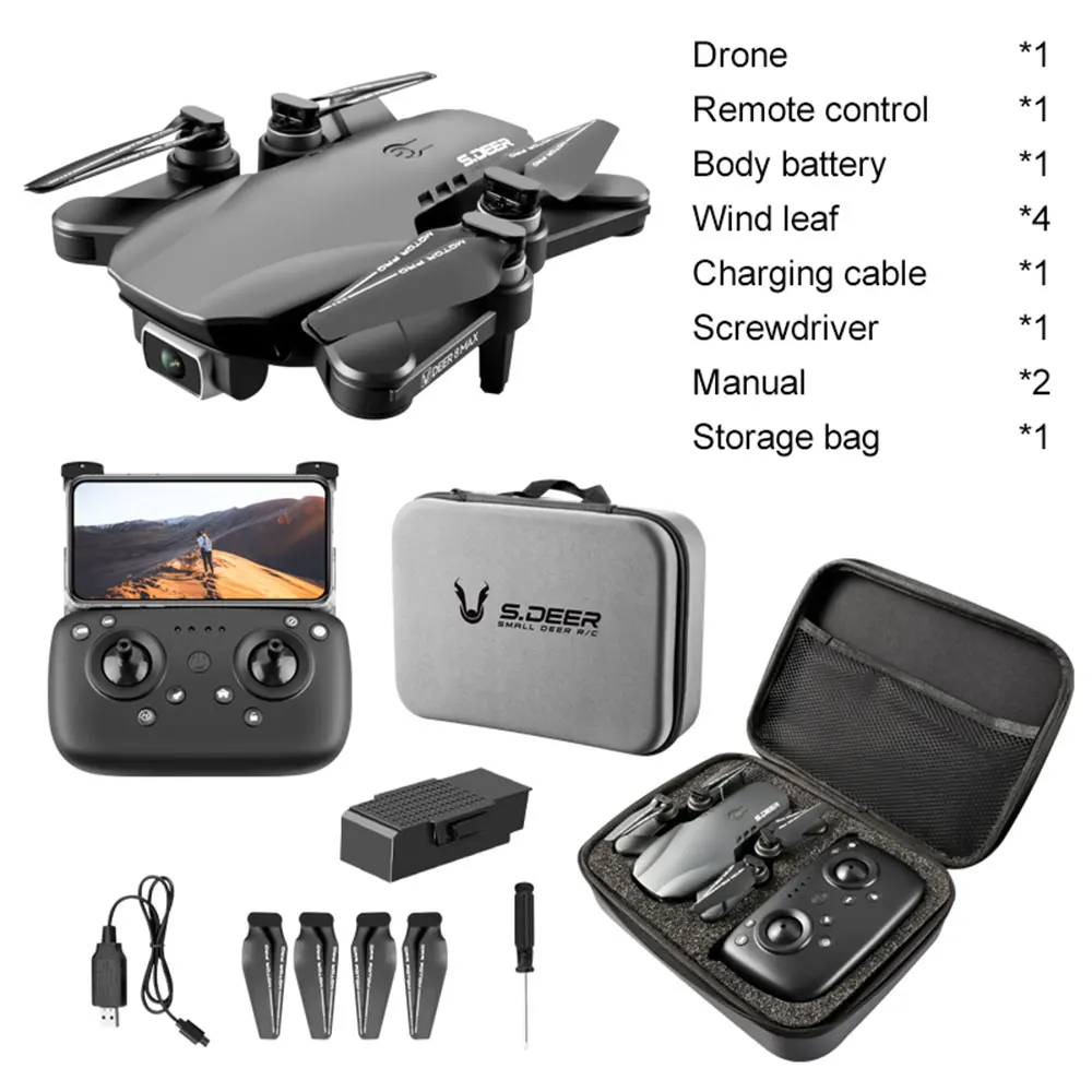 LU8 MAX GPS Дрон с разрешением 4k Профессиональный 6K HD 6-Axis Dual Камера складного
