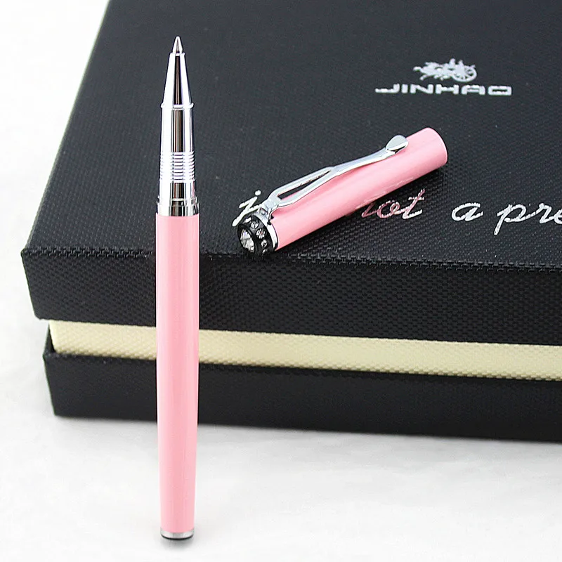 Бесплатная доставка jinhao 301 металлический роллер шариковая ручка классический