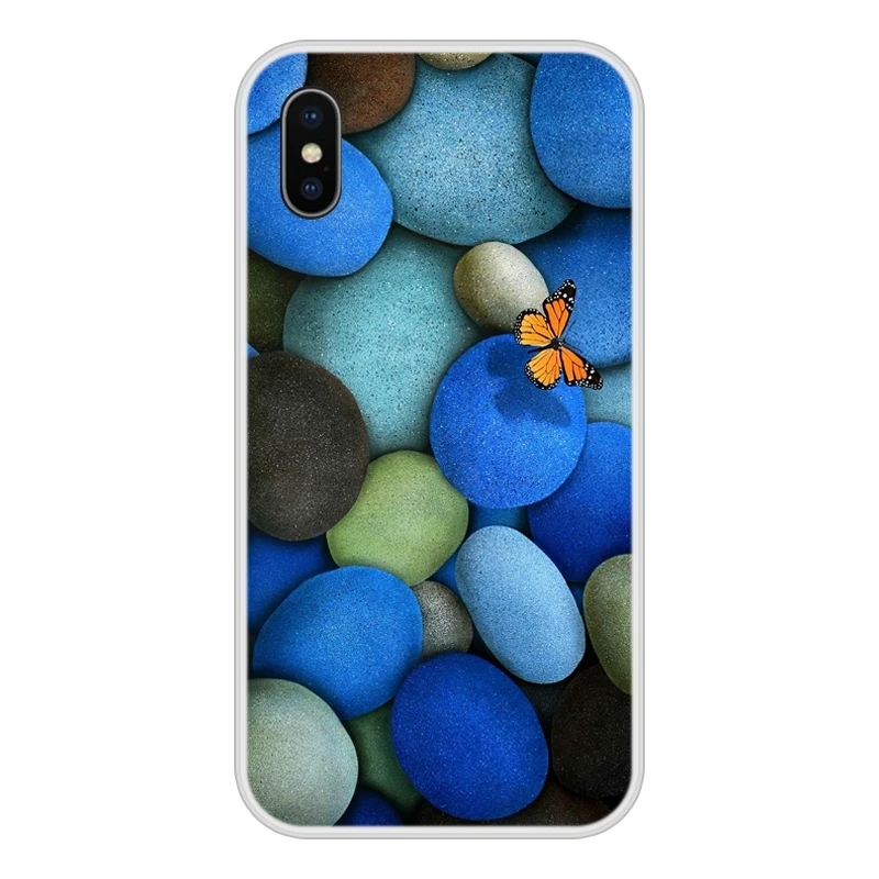 Чехол для Телефона iPhone X 8 7 6 S Plus Мягкий Силиконовый ТПУ милый рисунок краска 5S 5 SE