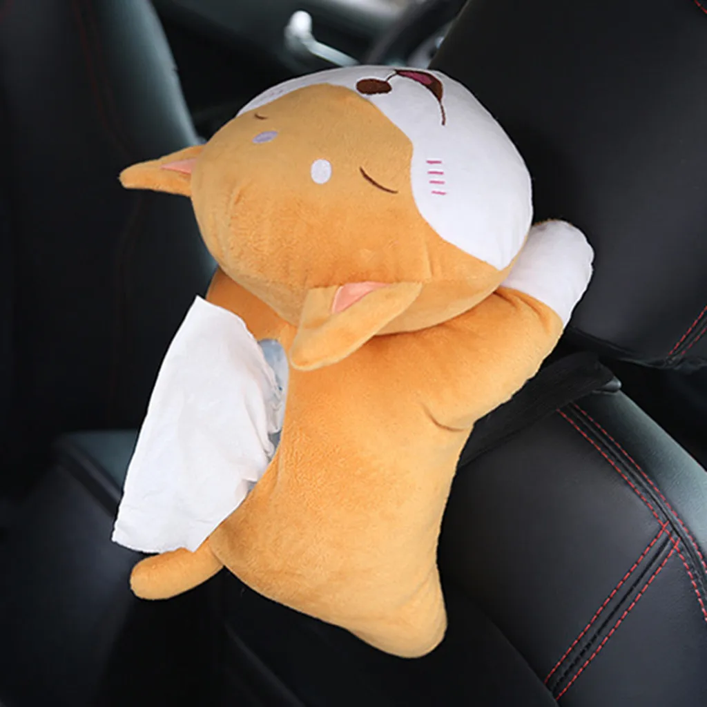 Автомобильные салфетки креативные Мультяшные животные для дома и офиса блок