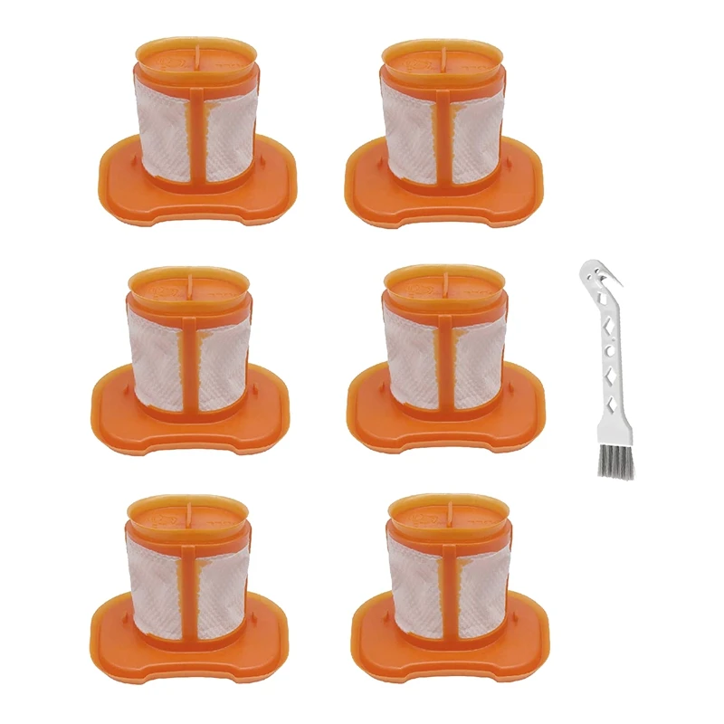 

6 шт./упаковка, Сменный фильтр для пылесоса для моделей HHVKF10, ручной пылесос, для HHVK320J10 HHVK320J61 и т. д.