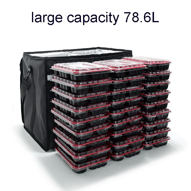 

Commercial Insulated Food Delivery Bag,Food Warmer Bag ,Grocery Storage [Warm & Cool] Uber Eats and DoorDash Bags Reusable Box