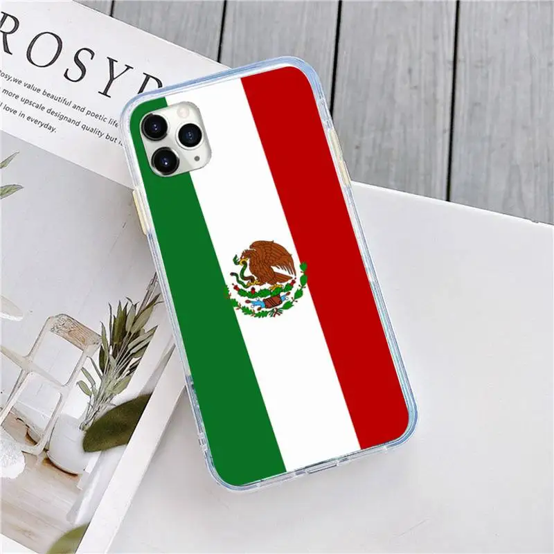 

Mexican National flag Phone Cases for iPhone 11 12 pro XS MAX 8 7 6 6S Plus X 5S SE 2020 XR