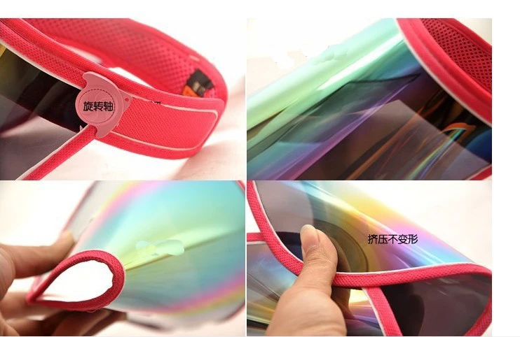 

fashion Protective Hat Anti-foam Spit Cap UV Protection Sun Visor Full Face Cover Mask Windproof Face Shield Washable
