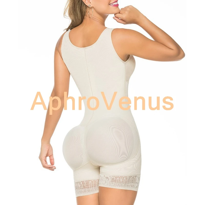 

Women Slimming Full Body Shaper Zipper Tummy Waist Trainer Short Arm Shapers Underbust Postpartum Recovery Shapewear