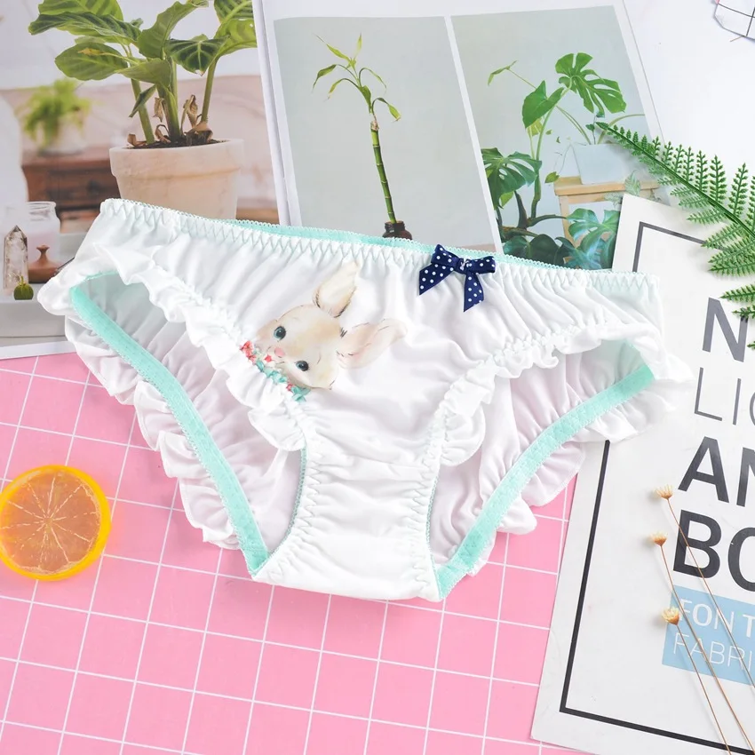 Нижнее белье Leechee в японском стиле для девочек милое дышащее нижнее с рисунком