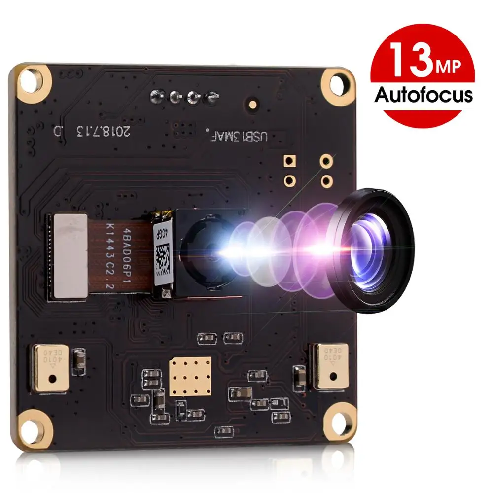 13 МП SONY IMX214 3840*2880 4K USB модуль камеры MJPEG YUYV Автофокус UVC плата для Android Linux Windows MAC