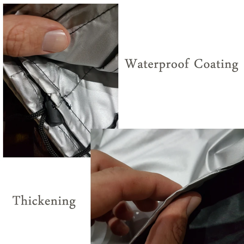 Пылезащитный чехол Серебряный водонепроницаемый наружный патио садовая мебель чехлы Дождь Снег на стулья