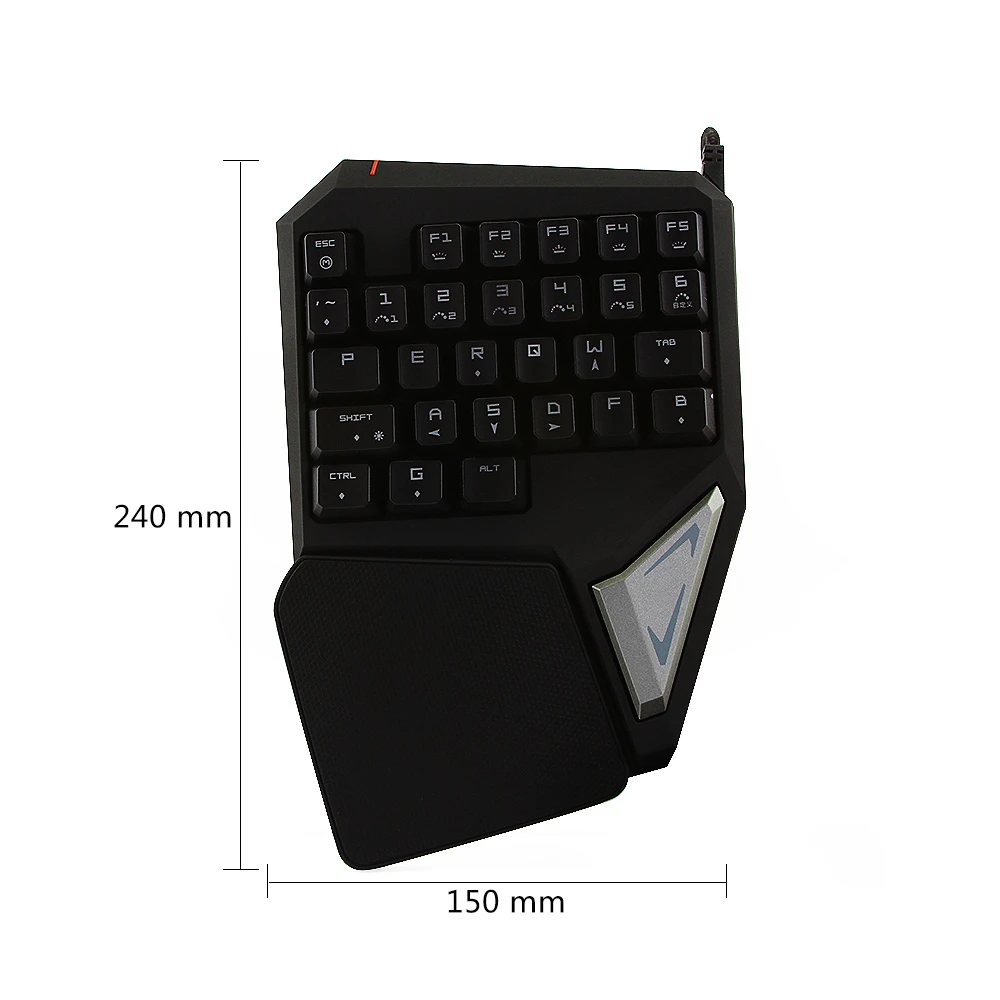 Набор Delux T9 Plus с клавиатурой и мышью M625 проводная мини мышь RGB подсветкой игровая