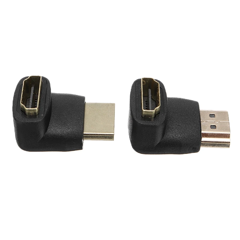 Mayitr 2 шт 90 градусов+ 270 градусов прямой угол HDMI адаптер «Папа-мама» разъем для 1080P HDTV HDMI адаптер