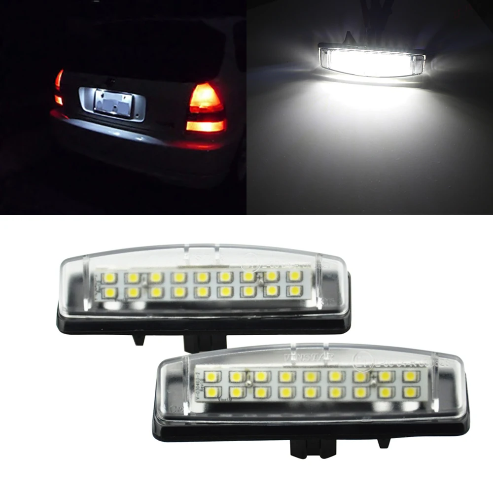 

2 PCS White LED Car Number License Plate Lights Lamp for LEXUS Is200 Is300 Ls430 Gs430 Gs400 Gs300 Es300 Rx300 Es330 8127130290