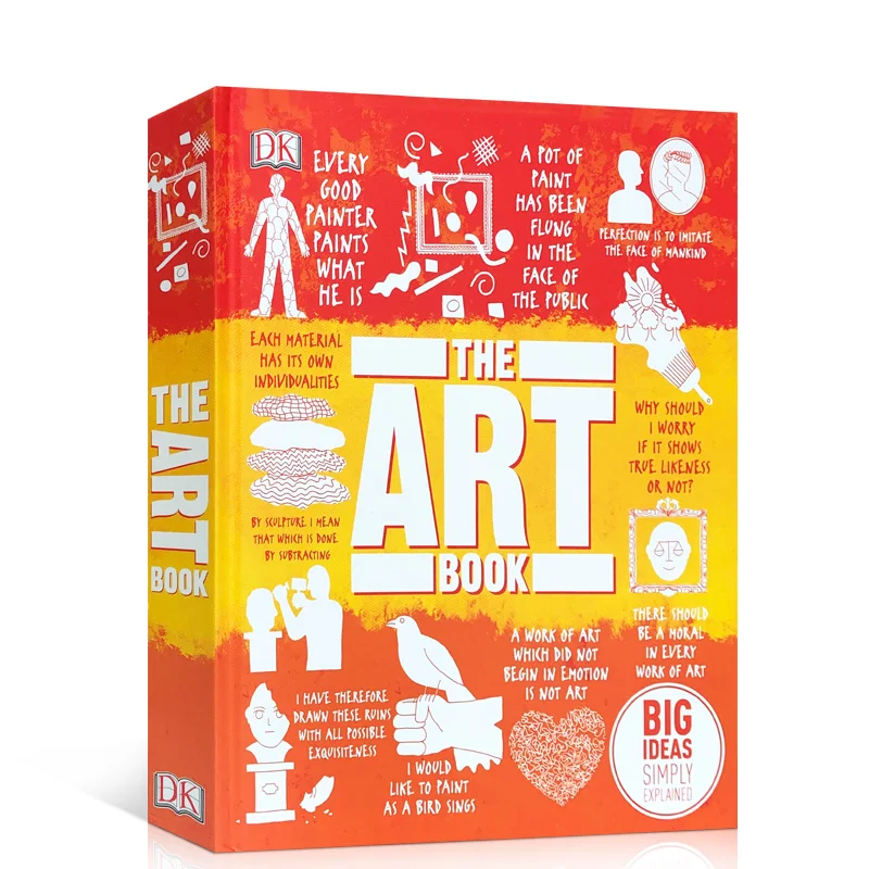 

The Art Book: Big Ideas Simply Explained DK Colouring English Encyclopedia Picture Book for Kids