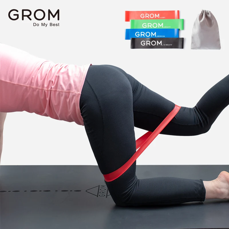 Эспандеры для йоги тренажерного зала резиновые петли пилатеса спортивных