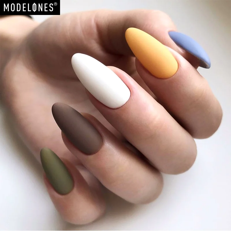 Modelones Матовый верхний слой Гель лак для нейл арта Стойкий матовый эффект