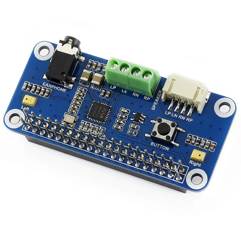 WM8960 Hi-Fi звуковая шляпа "карта" для Raspberry Pi Zero W Zero WH 2B 3B+, стерео кодек, воспроизведение/запись