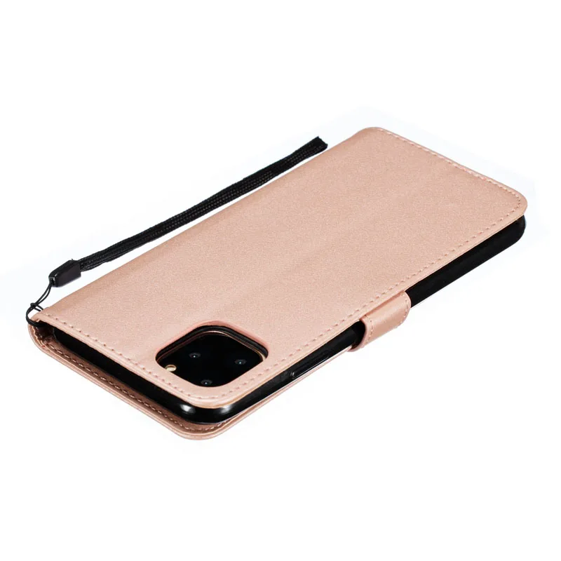 Ретро PU кожаный чехол для iPhone 11Pro max Xr XS 6 откидной чехол с ремешком для samsung S10E S8 S9 S10 Plus S7 Note 8 9 задняя крышка