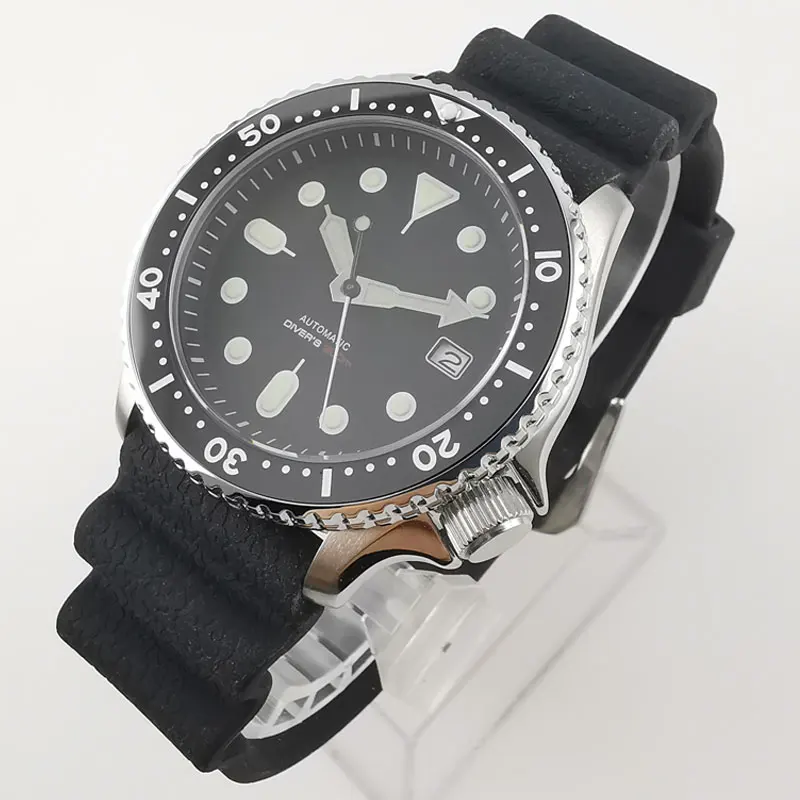 

41mm Top brand Automatic Mechanical watch 200m Waterproof NH35 Movement Luminous marks Sapphire glass Men Wristwatch