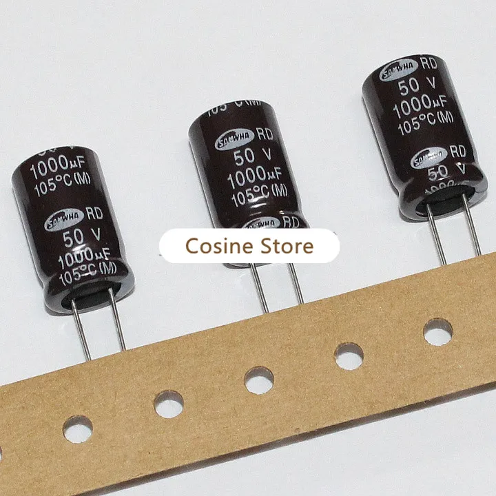 20 шт./лот двухконтактный электролитический оригинальный импортный конденсатор