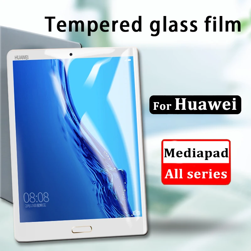 Закаленное стекло 9D с закругленными краями для Huawei MediaPad P20 M5 Lite Pro 10 8 4 M3 1 защита