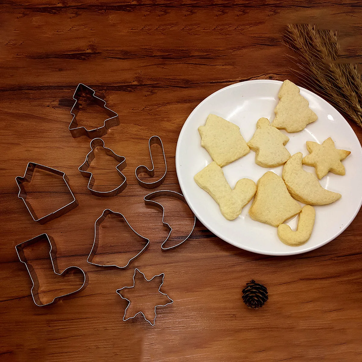 11 шт. DIY формы из нержавеющей стали овощные фруктовые ножи для тортов печенья и