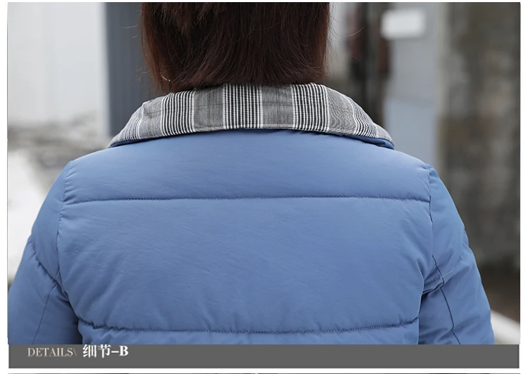 Tcyeek Winter Jacket Women Parkas Mujer Women's Down Cotton Jackets Feminine Hiver Warm Coat Fit Office Ladies Clothes 1986